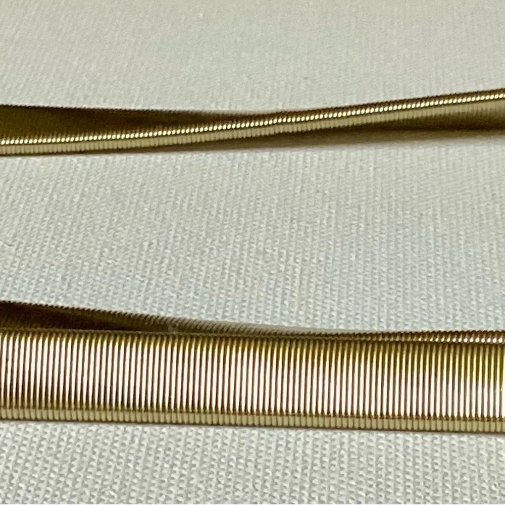 Vintage Gold Snake Style Stretch Belt - Picture 5 of 5